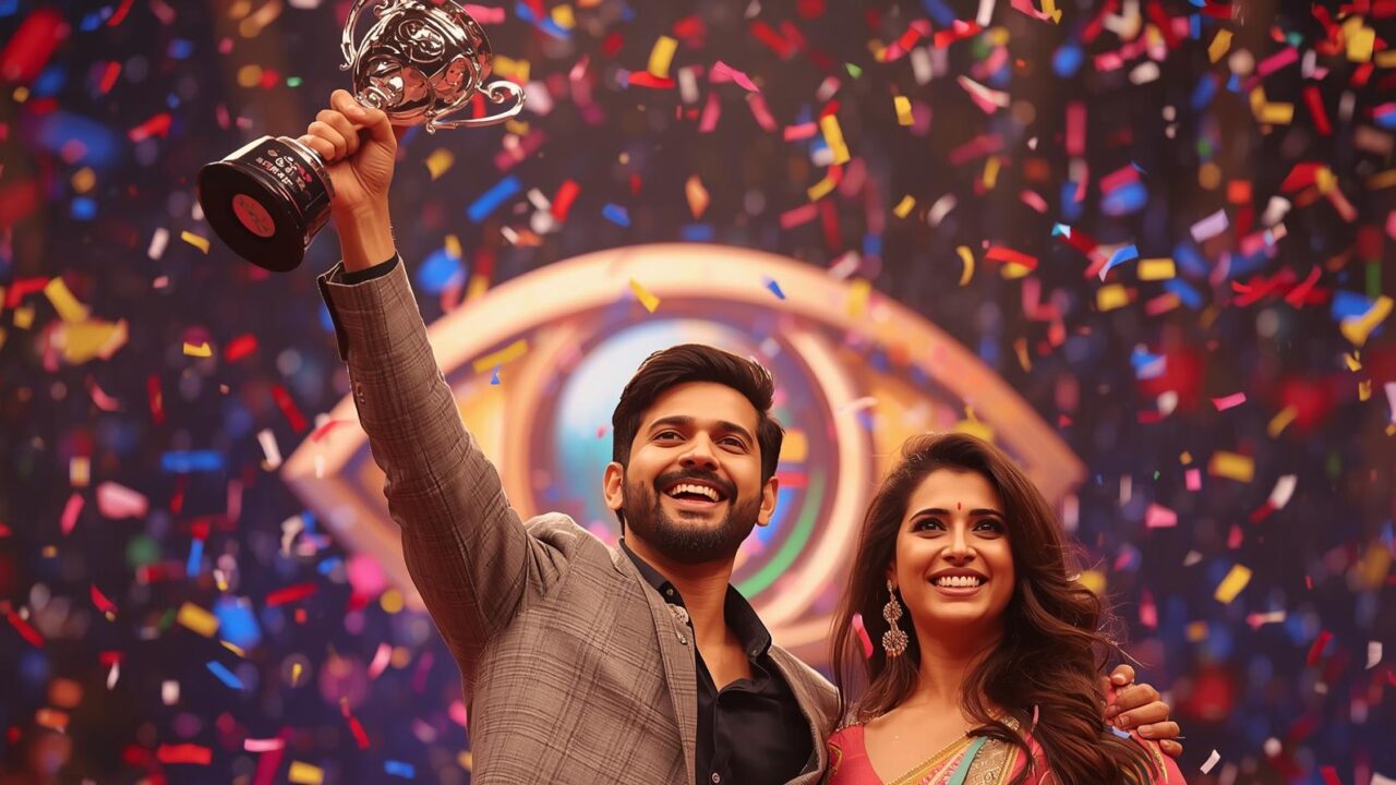 Bigg Boss 19 Gaurav Khanna Wins Finale and Lifts Trophy